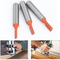 thumbnail image 4 of Straight Router Bit Perma-SHIELD Coating, Single Flute Cutter 3Mm 4Mm 5Mm, Industrial Quality Smooth Cutting For Laminated Board Plywood Pack Of 3, 4 of 5