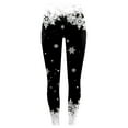 thumbnail image 5 of Mepaouo Women's Christmas Crossover Leggings High Waisted Buttery Soft Printed Tights, 5 of 5
