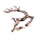 thumbnail image 1 of Navidad Acero inoxidable Anillo de servilleta Navidad Papel Portátil Pequeños Portatarios Banquete Mesa de mesa Decoración Restaurante Ornamento Plateado Animal Methold HA009763-10, 1 of 6