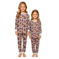 thumbnail image 6 of Racifhz Family Matching Pajamas Halloween Loungewear Set Witch Print Long Sleeve Top and Pants Cozy Sleepwear for Halloween Gifts, 6 of 7