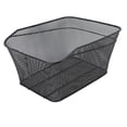 thumbnail image 1 of Rear Bike Basket, 44lb Load Bearing Waterproof Coating Bike Rear Rack Basket Durable Metal  for Storage, 1 of 8