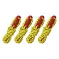 thumbnail image 2 of Almencla 4 Pack Camping Tent Cords, Tent Wind Rope with Adjustment Tensioner, Nylon Rope, Yellow, 2 of 8