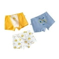 thumbnail image 3 of SILVERCELL Boys Pure Cotton Super Soft Boxer Briefs Toddler Kids Cute Pattern Tagless Smooth Underpants 3-Pack,3-11 Years, 3 of 4