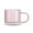 Pink, variant on Pink Clear 9 Oz Glasses Mug Double Wall Cup Coffee Glassware With Handle, Usd For Wine Tea Or Cappuccino for Women Men Gifts