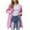 Pink, variant on Rain Jacket for Women Waterproof with Hood Trech Coat Packable Windbreaker (Light Gray XXL)