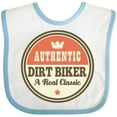thumbnail image 3 of Inktastic Dirt Biker Vintage Classic Boys or Girls Baby Bib, 3 of 4
