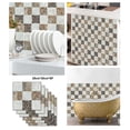 thumbnail image 3 of Lierteer 20CM 6PCS Imitation Tile Wall Sticker Imitation Marble Mosaic Anti-Oil A, 3 of 7