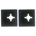 thumbnail image 2 of Plaques de Serrure de Porte en Acier Inoxydable Noires pour Solutions de Réparation et de Renforcement, 2 of 8