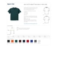 thumbnail image 2 of Sport-Tek K468 Mens Dri-Mesh Short Sleeve T-Shirt - Maroon - 4X-Large, 2 of 2