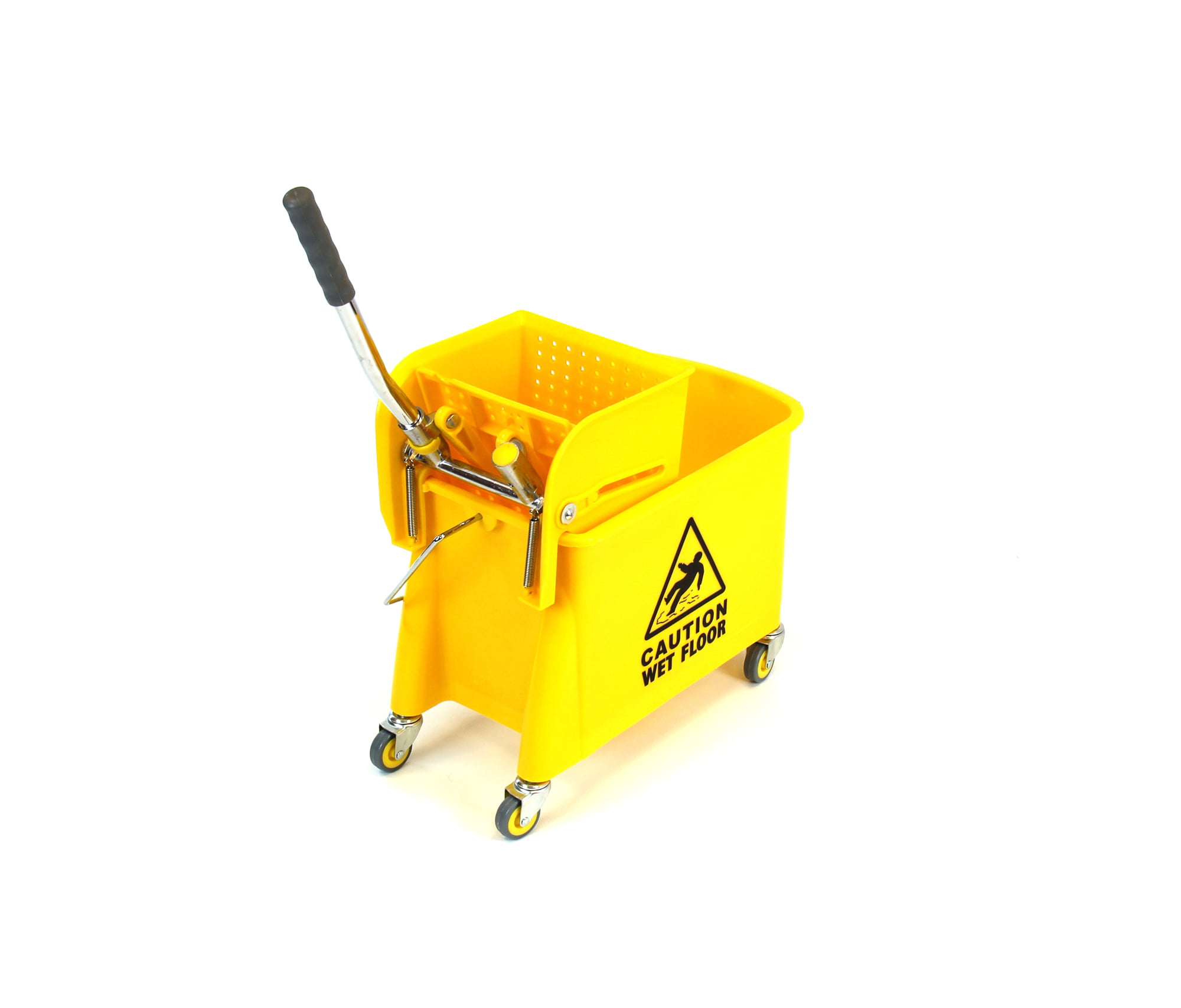 Gloffer Portable Collapsible Mop Bucket with Handle,10L(2.6 Gallon) Yellow