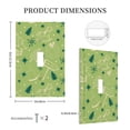 thumbnail image 3 of DouZhe 1-Gang Toggle Switch Wallplate, Green Angel Artwork Ball Decorative Wall Plates, 3 of 7