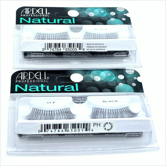 Ardell Natural Lashes -117 Black, 2 Pair