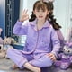 thumbnail image 1 of Conjunto de pijamas de Disney Stella Lou para niños, ropa de dormir de invierno, pijamas para niñas, ropa interior gruesa acolchada para bebés, ropa de casa para niños 14 zhangmengya CONDUJO, 1 of 1