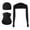 *2-Black, variant on Unisex UPF 50+ Driving Arm Shrug and Balaclava Set,Road Trips Breathable UV Block Full Protection Kit For Men and Women,Gray,Free Size