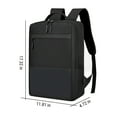 thumbnail image 3 of PAVEOS Backpack for Men Business Backpack, Bag for Travel Flight Fits 15.6 Inch Laptop with USB Charging Port Laptop Backpack Black, 3 of 5