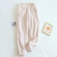 thumbnail image 2 of BLVB Womens Plush Pajama Pants Soft Fuzzy Pajama Bottoms for Women Cozy Pj Fleece Lounge Pants Sleepwear for Winter, 2 of 7