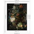 thumbnail image 5 of Art.com Still Life with Flowers and Fruit Art Print by Jan van Huysum, White Frame Wall Art, 32" x 40", 5 of 5