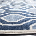 thumbnail image 3 of Safavieh Amherst Vivian Geometric Area Rug, Light Blue/Navy, 7' x 7' Round, 3 of 9