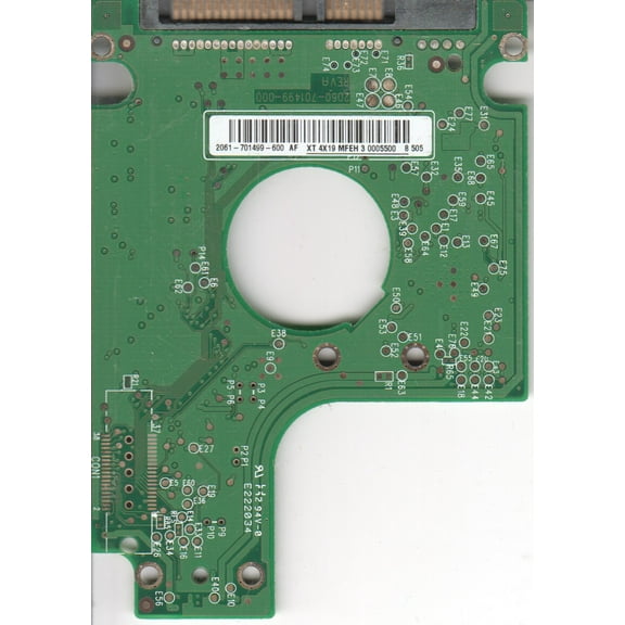 WD1200BEVS-08US, 2061-701499-600 AF, WD SATA 2.5 PCB