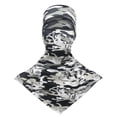 thumbnail image 2 of JoveMarine Men's UV Neck Gaiter Face Mask - Sunscreen Breathable Quick Dry for Cycling Motorcycle Helmet Liner Summer Outdoor Sports Headband Face Protection from Sun,A, 2 of 4