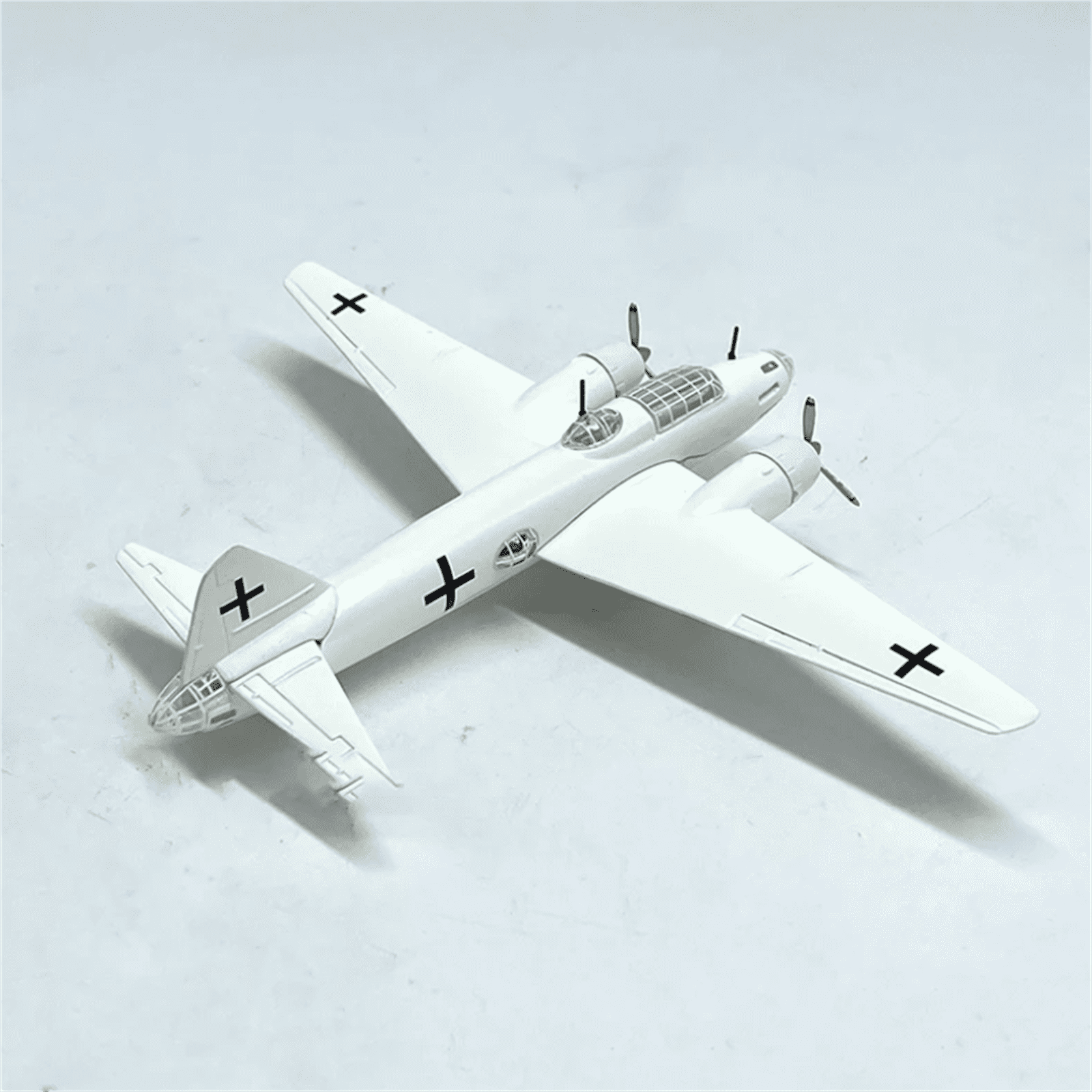Retro 1:144 Scale G4M Bomber Peace Negotiator Aircraft Model Elegant Decoration Toy for Enthusiasts
