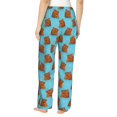 thumbnail image 6 of Pajama Pants Women - capybara family bathing cute blue Soft Breathable Sleep & Lounge Pants for Women, Comfy Casual Pj Pants Bottoms with Pockets, 6 of 7