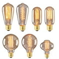 thumbnail image 5 of Maritcute Light Bulbs 40W 2700K Warm White Lighting Amber Glass Retro Light Bulbs For E27 Screw Base Vintage Filament Light Bulb, 5 of 9