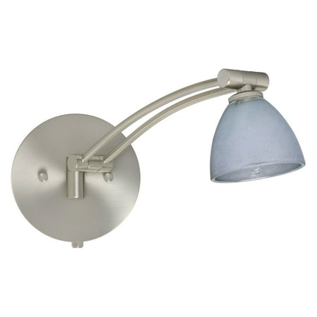 Divi Gold Foil - Besa 1WW-1758SF Silver Foil Divi Wall Light