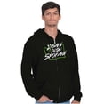thumbnail image 5 of Insane in Spokane Washington Funny Zip Up Hoodie Men's Women's Brisco Brands M, 5 of 6