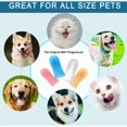 thumbnail image 5 of Juego de 4 paquetes de cepillo de dientes para perros, kit de cepillo de dientes para dedos, higiene bucal para perros, cerdas para el cuidado dental para cachorros, gatos y mascotas pequeñas, 5 of 5