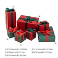 thumbnail image 3 of Twfbrm 7PCS Christmas Gift Boxes , Xmas Nested Box Set, Square Stackable, Christmas Tree Paper Gifts Box Tower Décor with Satin Ribbon, for Christmas Holiday Thanksgiving New Year, 3 of 6