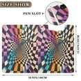 thumbnail image 3 of FORMRS A4 Clipboard Folder with Pen Holder Horizontal Foldable School Office Binder, Beige Wavy Plaid, 3 of 9