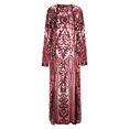 thumbnail image 4 of QHFBli Women's Sequin Cardigan Long Sleeve Open Front See Through Evening Coats Summer Cover Up Dress, 4 of 4