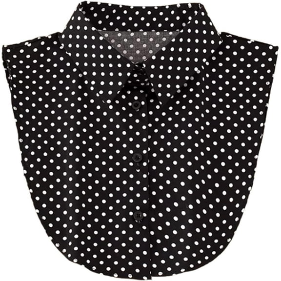 CAILDANL Detachable White Collar Shirt,Dickey Half Blouse False Collar for Lady Girls