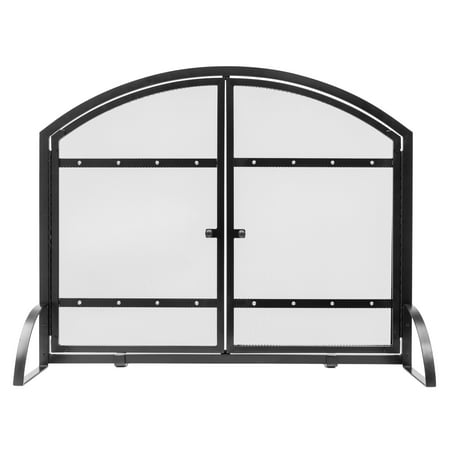 

Pleasant Hearth Harper Fireplace Screen with Doors