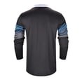 thumbnail image 4 of Ketyyh-chn99 Mens Polo Shirt Fall Clothes Men's Golf Polo Shirts Long Sleeve Collar Tennis Shirt Color Block Striped Work T-Shirt Black,3XL, 4 of 5