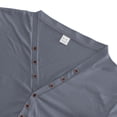 thumbnail image 6 of Men's V-Neck Button T-Shirts Short Sleeve Tees Henley T-Shirt Summer Base Tops, 6 of 9