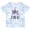 Tie Dye Blue, variant on Inktastic 4th Birthday Unicorn Party 4 Year Old Girl Girls Toddler T-Shirt