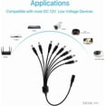 thumbnail image 3 of 1 To 8 Cctv Dc Power Splitter Cable High Quality 5.5Mm 2.1Mm For Security Cam..., 3 of 6