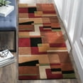 thumbnail image 3 of SAFAVIEH Rodeo Drive Phillis Abstract Wool Area Rug, Multi, 5' x 8', 3 of 9