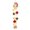 J005- F, variant on Knitted Reindeer Outdoor Decorations with Illuminated Leds, Beautiful Christmas Outdoor Decorations for Front Porch, Lovely Home Decorations with Golden Bells and Snowflake Motif