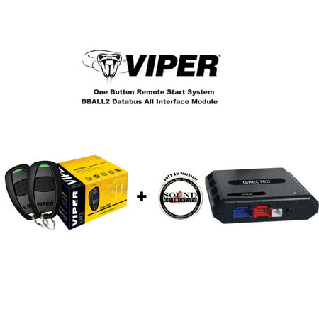 Refurbished Viper 4115V Car Remote Start 4105V w/ Bypass Module DBALL2