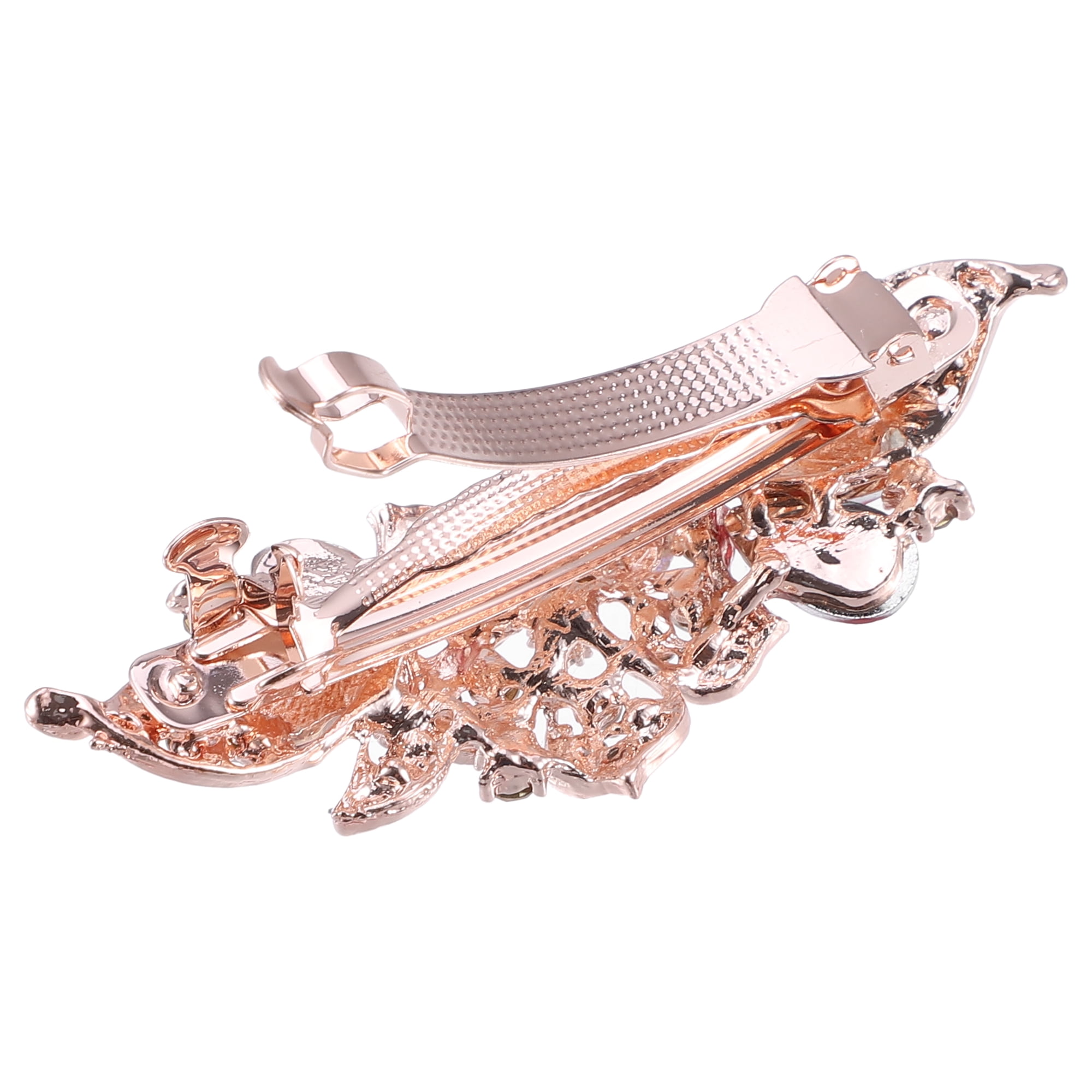 Unique Bargains 3Pcs Hair Barrettes Hair Accessories Sparkly Glitter Rhinestones