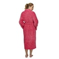 thumbnail image 2 of Women's Shawl Fleece Plush Robe With Jacquard Woven Heart Figures, 2 of 4