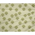 thumbnail image 4 of oneOone Polyester Lycra Light Yellow Fabric Floral & Flying Swan Block Sewing Material Print Fabric By The Yard 56 Inch Wide, 4 of 4