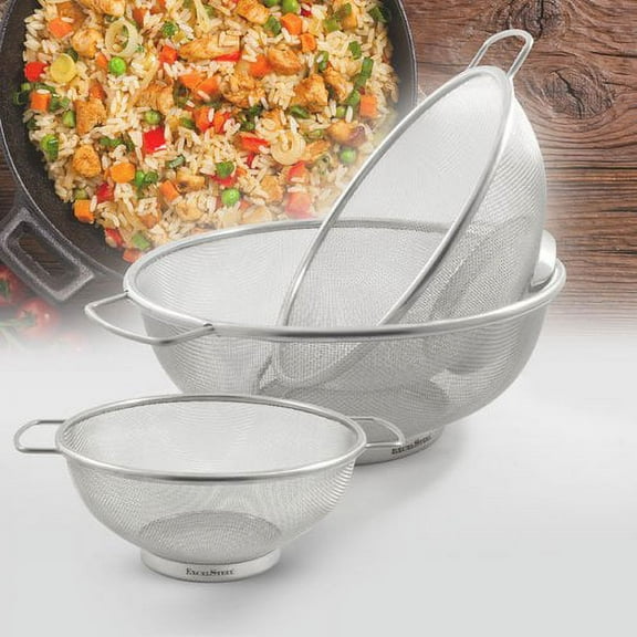 Cook Pro 3 Piece Stainless Steel Colander
