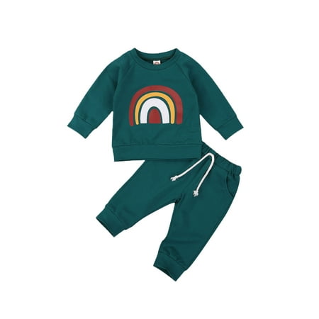 

Bmnmsl Kid S Set Long Sleeve Round Neck Lace Up Long Pants