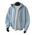 thumbnail image 4 of XIAONU Mens Hoodies Lightweight Comfortable Zip Up Hoodie Sweatshirts Casual Loose Fit Pullover Jacket For Daily Wear, 4 of 6