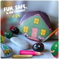 thumbnail image 2 of Glow-in-the-Dark Rock Painting Kit - Fun Easter Craft Kit for Kids - Gifts for Girls & Boys Ages 6-12 Years, 2 of 6
