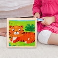 thumbnail image 1 of Rompecabezas de Madera Coloridos Yotijar Juguetes de Aprendizaje Educación Temprana con Animal Tigre, 1 of 7